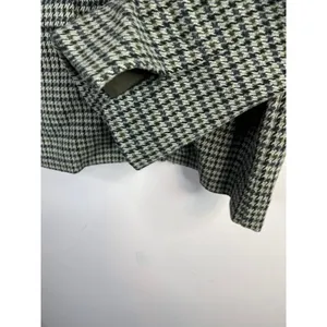 Madewell Houndstooth Plaid Soft Knit Stretch Oversized Blazer Jacket Womens S thumbnail 8