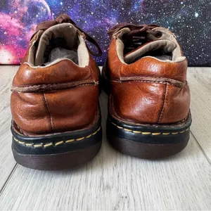 Dr Martens 11200 Distressed Brown Leather Lace Up‎ Y2K Shoe Women Sz 9 Men Sz 8 thumbnail 4