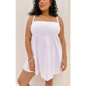 ✨Show Me Your Mumu Mallory Poplin White Mini Sz XL Dress✨ thumbnail 3