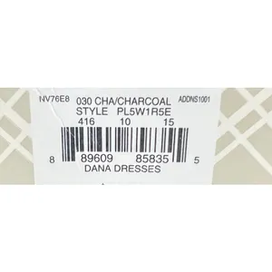 Dana Buchman Sweater Dress With Scarf‎ XL Gray Ribbed Fit Flare Timeless Career thumbnail 12