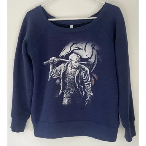 Bella Canvas Jason Voorhees x Denver Broncos Sweatshirt thumbnail 5