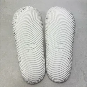 CROCS Mellow Recovery Speckle White and Black Slide Sandal W8‎ / M6 thumbnail 9