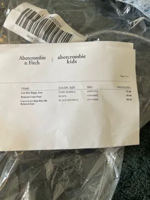 Abercrombie Jeans Curve Love High-Rise 90s Relaxed Black thumbnail 6