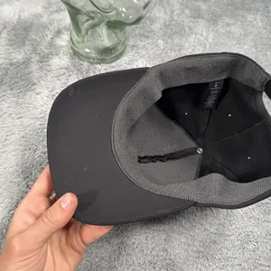 Lululemon Black Adjustable Baseball Cap Athletic Hat One Size OS Men's Gym thumbnail 10