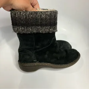 UGG black‎ suede Kaylana boots size 6 thumbnail 5