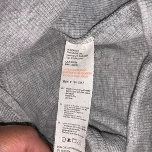 gray ribbed crop top size M thumbnail 9