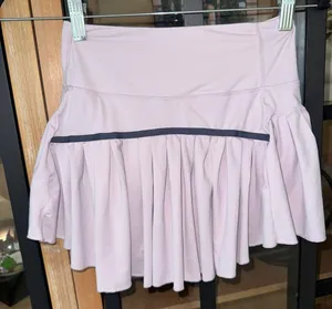 Gold Hinge Tennis skirt skort pleated high waisted built-in shorts lavender thumbnail 1