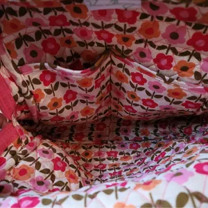 Rare Print Vera Bradley Essential Folkloric Lizzy Print Retro Quilted Backpack thumbnail 4
