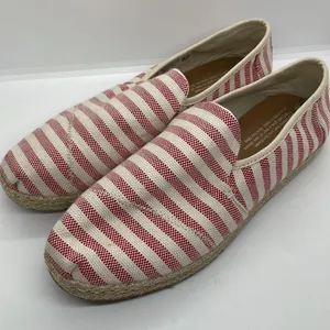 Toms Red Stripe Espadrilles 8 Coastal thumbnail 1