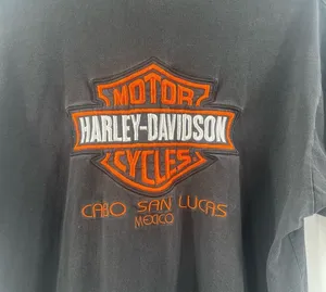 HARLEY DAVIDSON Motorcycles T-Shirt Size S/M Cabo San Lucas Mexico Embroidery thumbnail 6
