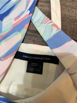 FRENCH CONNECTION Dalla Printed Mini Cross-Over Neck Dress thumbnail 5