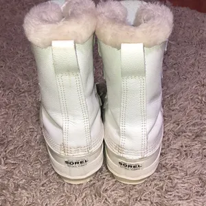 Vintage White Sorel polaris boots size 7 snow boots winter boots snowboarding​​ thumbnail 6