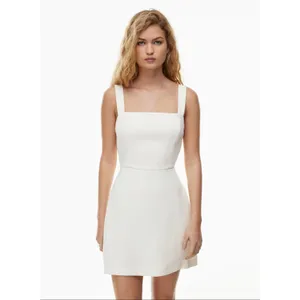 Aritzia Wilfred Aperature Tie Back Mini Dress Light Pink Size Small thumbnail 7