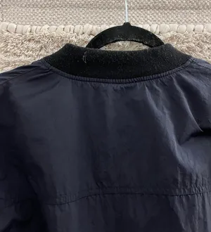 Navy Blue Bomber Jacket thumbnail 14
