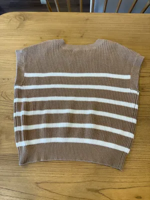 Moon & Madison Knit Sweater cap sleeve thumbnail 2
