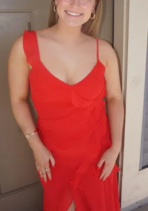 Showpo red maxi dress thumbnail 4
