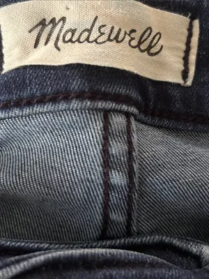 Madewell curvy midrise stovepipe jeans sz 31 thumbnail 5