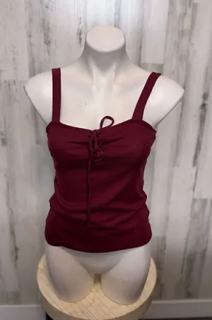 Aeropostale burgundy tank top thumbnail 1