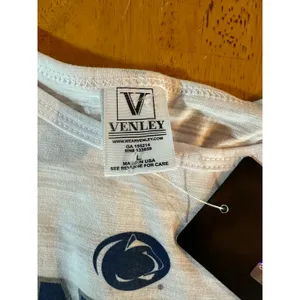 Venley Penn State Nittany Lions Unisex Tank Top‎ Cream Heathered S Sports Logo thumbnail 3
