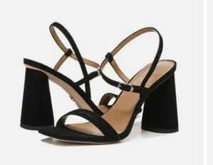 Sam Edelman Black Kit Slingback Heels thumbnail 1