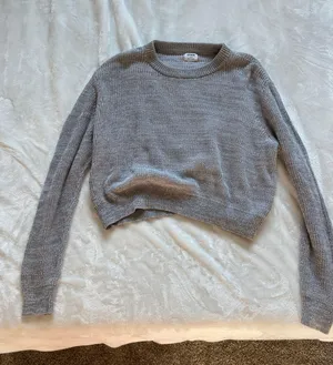 Cotton On grey knitted sweater thumbnail 1