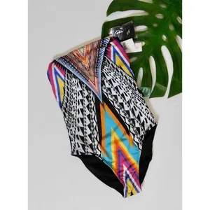 NWT!! PILYQ Inca Halter or Strapless One Piece Swimsuit Colorful Vacation Small thumbnail 2