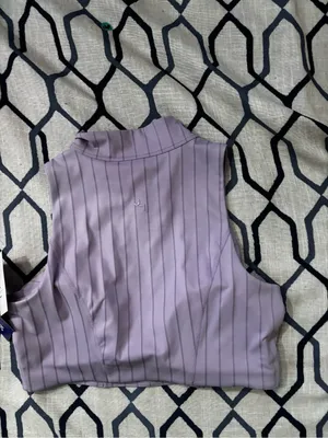 NWT JoyLab Women's High Neck Long Line lavender Bra - Size XL thumbnail 4