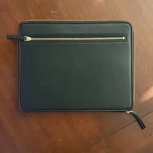 Black Zippered Laptop Sleeve thumbnail 2