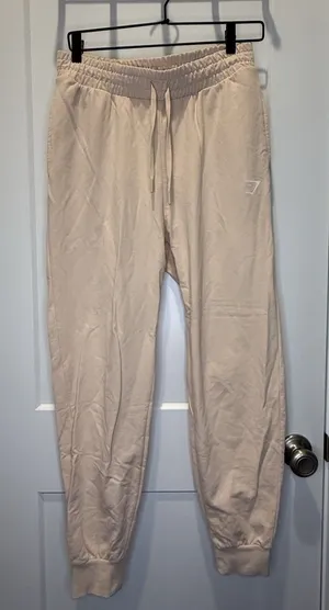 Gymshark Pants Women's Medium Training Pippa Joggers Blush Pink Athletic Sweat M thumbnail 1