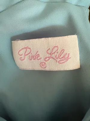 Pink Lily Blue Pleated Activewear Set thumbnail 4