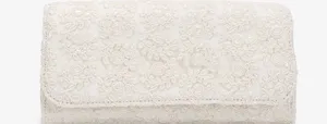 Crochet Wedding Clutch in Ivory thumbnail 1