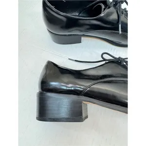 Dune Black Patent Leather Pointed Toe Oxford Loafers Womens 9 Preppy Shoes thumbnail 10