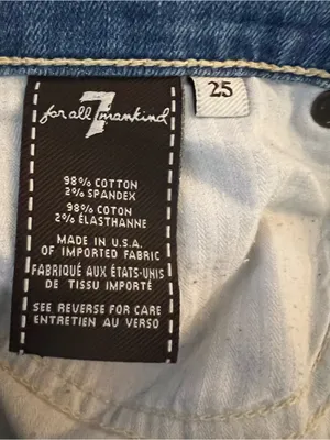Y2K 7 for All Mankind Classic Mid Wash Women's Jeans Size 25 thumbnail 14