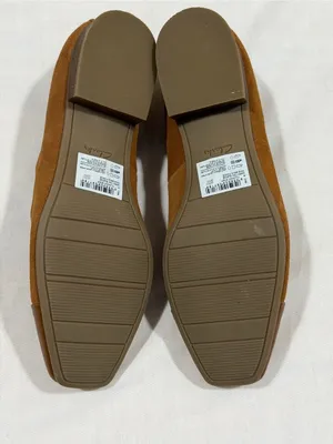 Clarks Women's Two-Tone Tan Suede & Leather Slip-On Flats Sz 8 NWOB thumbnail 5