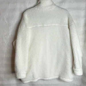 Aerie Dream Sherpa Jacket Oversized Fall Winter Cozy Button Down - Size Large thumbnail 6