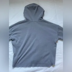 And Now This Cropped Grey Hoodie thumbnail 2