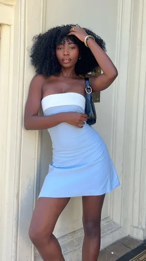 Sunset Adore Daily Mini Dress with Bandeau Detail thumbnail 1