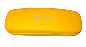 Ray-Ban Yellow Hard Eyewear Case with Logo thumbnail 1