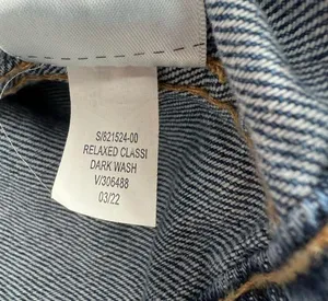 Old navy Classic Jean Jacket button front denim blue 100% cotton Women size XL thumbnail 9