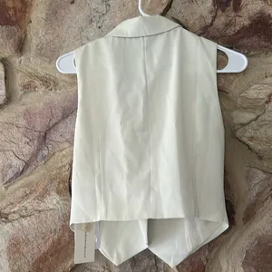 Suit Waistcoat With Pleated Mini Skirt Set Small thumbnail 3