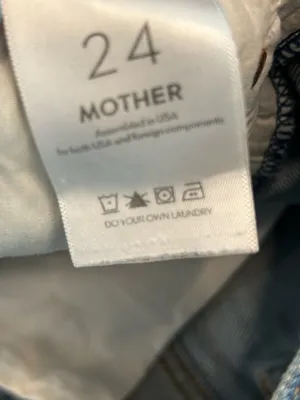Mother jeans Trickster skimp fray thrill seeker raw hem distressed blue denim 24 thumbnail 14