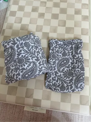 Women’s Grey White Paisley Print Nursing Cover Adjustable Pouch NEW thumbnail 4