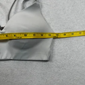Gymshark Sports Bra White Strappy Back Padded Adjustable Straps Women’s XS S thumbnail 4