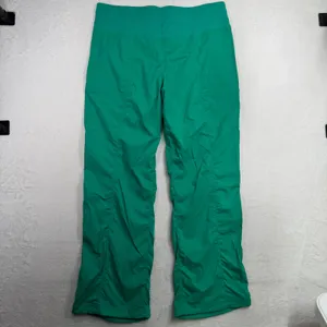 Lululemon 14 Dance Studio Mid Rise Pant Full Length Kelly Green Stretch Athletic thumbnail 9