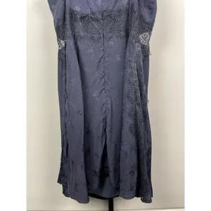 Revolve Tularosa Navy Blue Floral Lace‎ Tie Strap Sleeveless Mini Dress Size S thumbnail 6