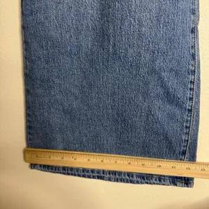 Jordache‎ Jeans Womens 6 Blue Baggy Mid-Rise Wide Leg Cropped Denim flare pants thumbnail 7