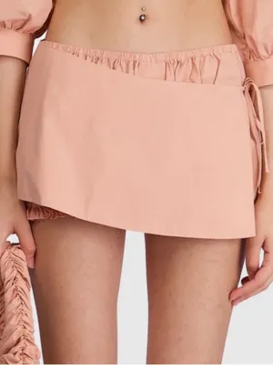 My Mum Made It Wrap Bloomer Shorts Peach thumbnail 1