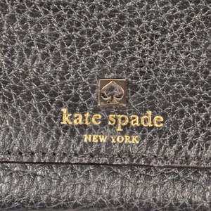 Kate Spade Southport Avenue Natalie Black Pebbled Leather Clutch‎ Crossbody thumbnail 7