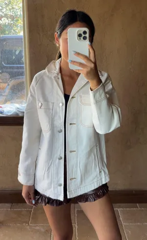 Bershka Jacket Denim thumbnail 1