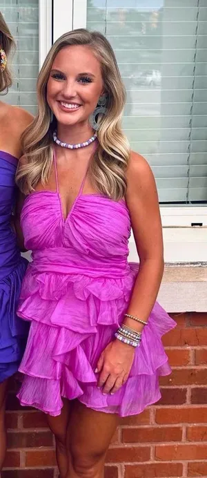 DO+BE Purple Mini Dress thumbnail 1